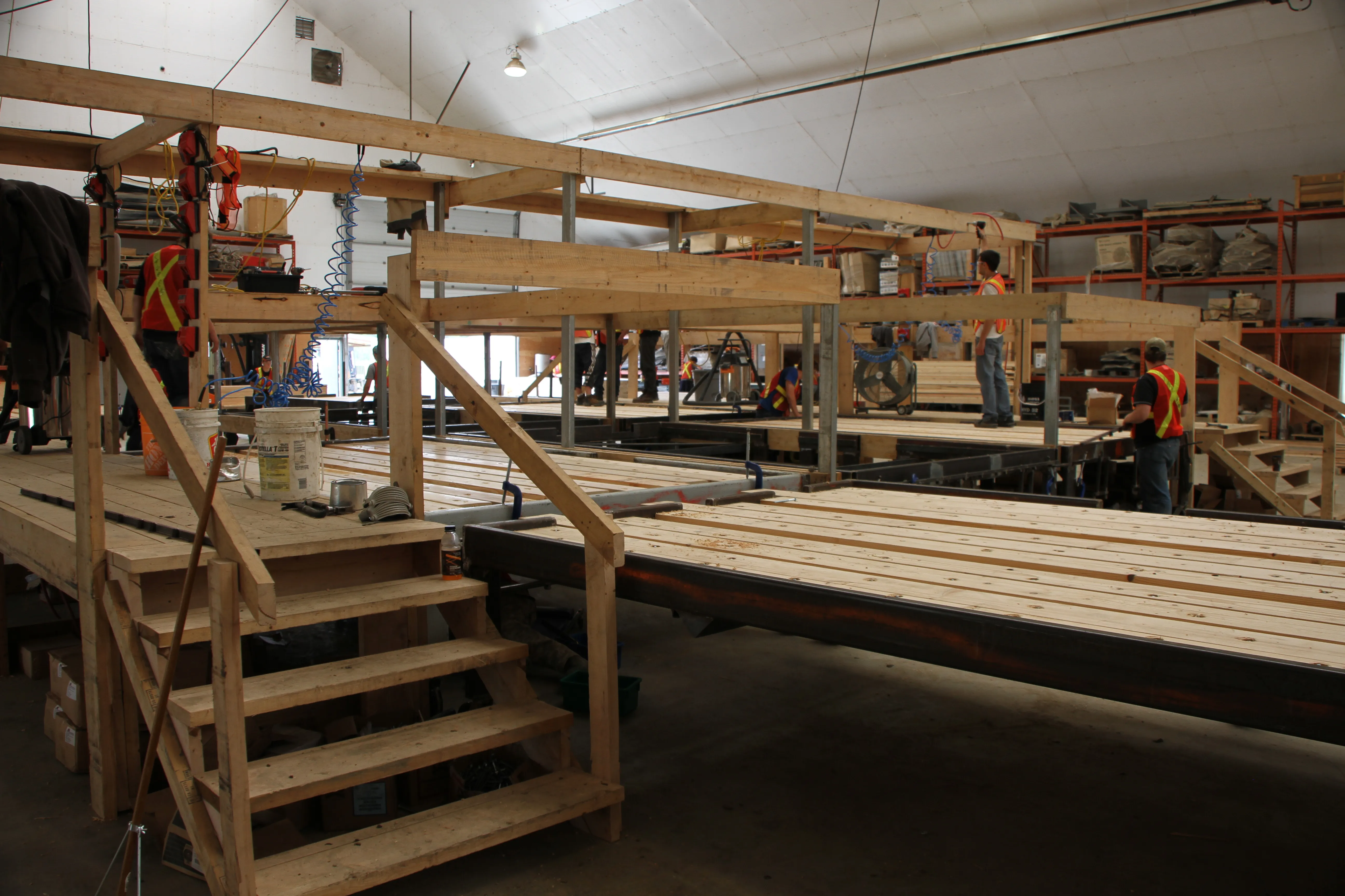 Mats built in-house